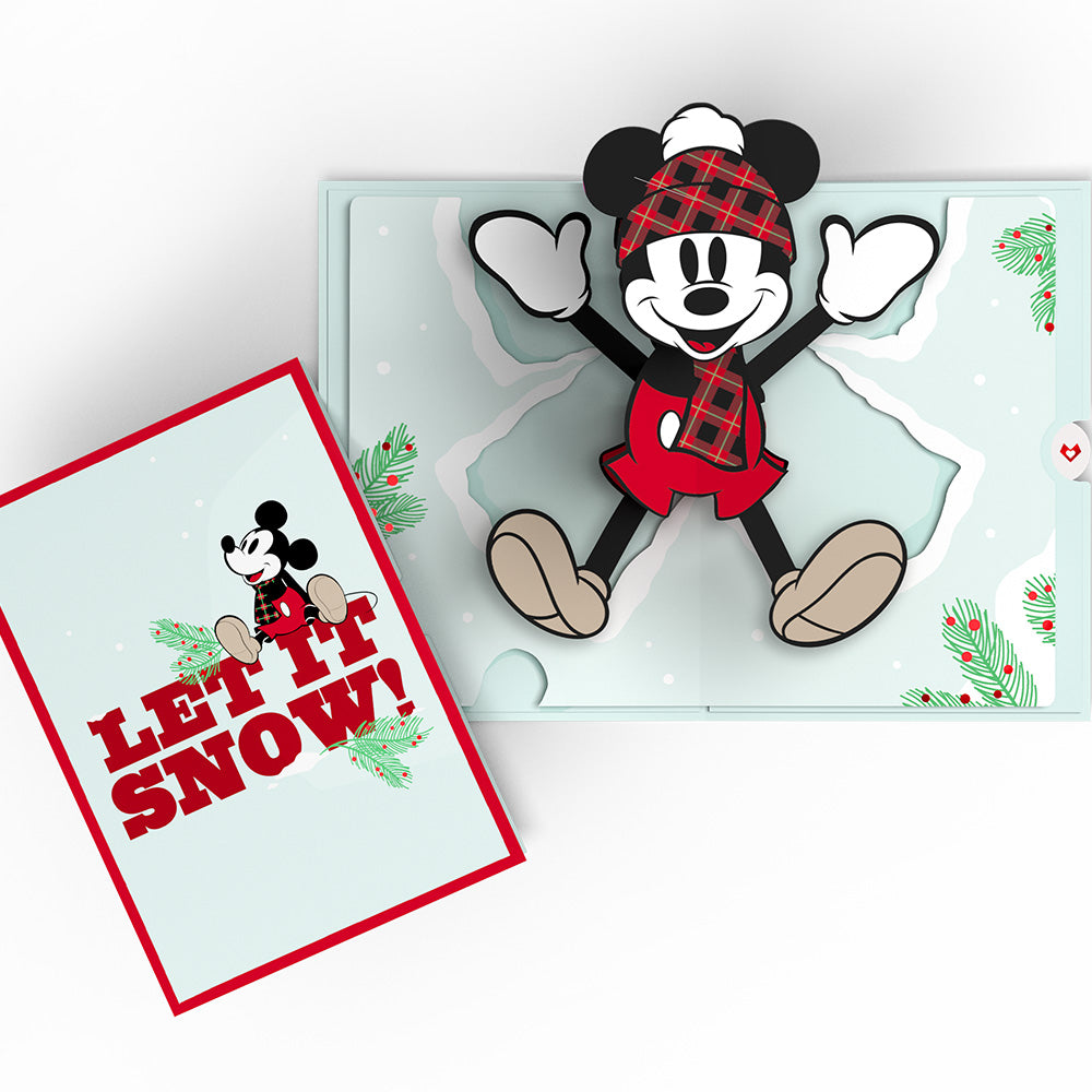 Disney's Mickey Mouse Let It Snow Pop-Up Card