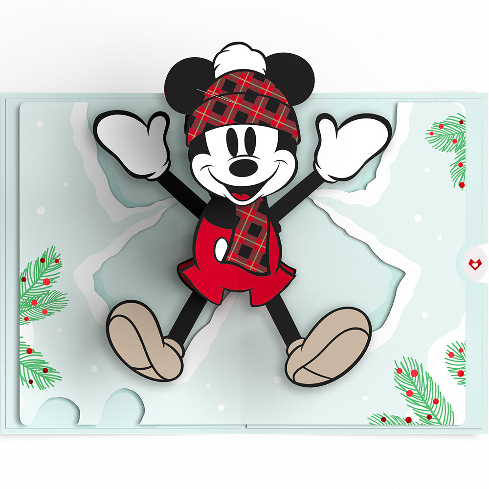 Disney's Mickey Mouse Let It Snow Pop-Up Card