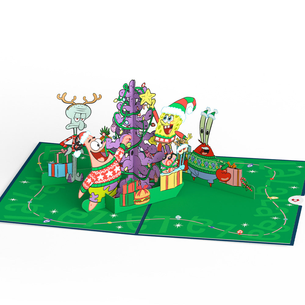 SpongeBob SquarePants Krabby Christmas Pop-Up Card