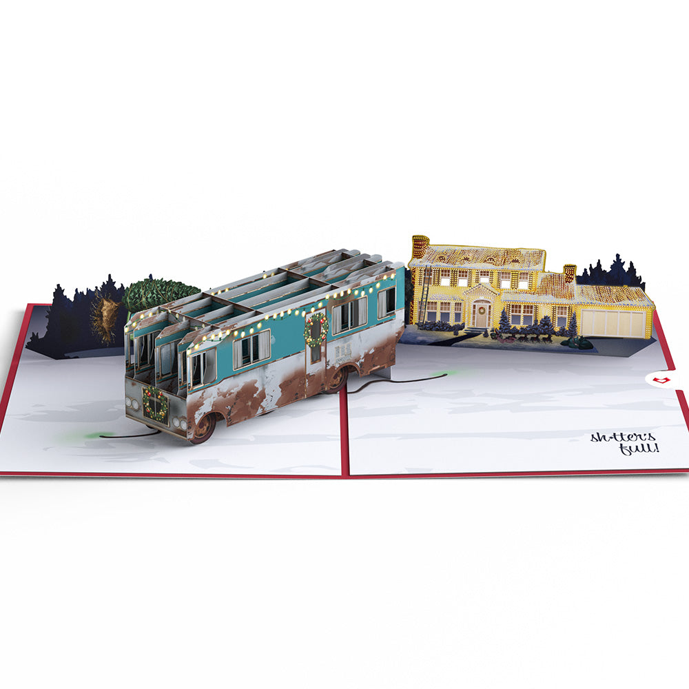 National Lampoon's Christmas Vacation Sh*tter's Full Pop-Up Card
