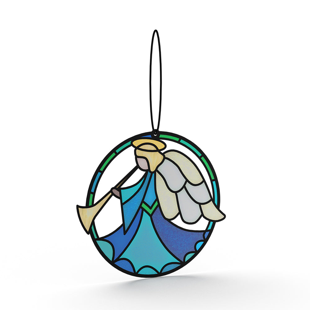 Angel Blessings to You Suncatcher Card