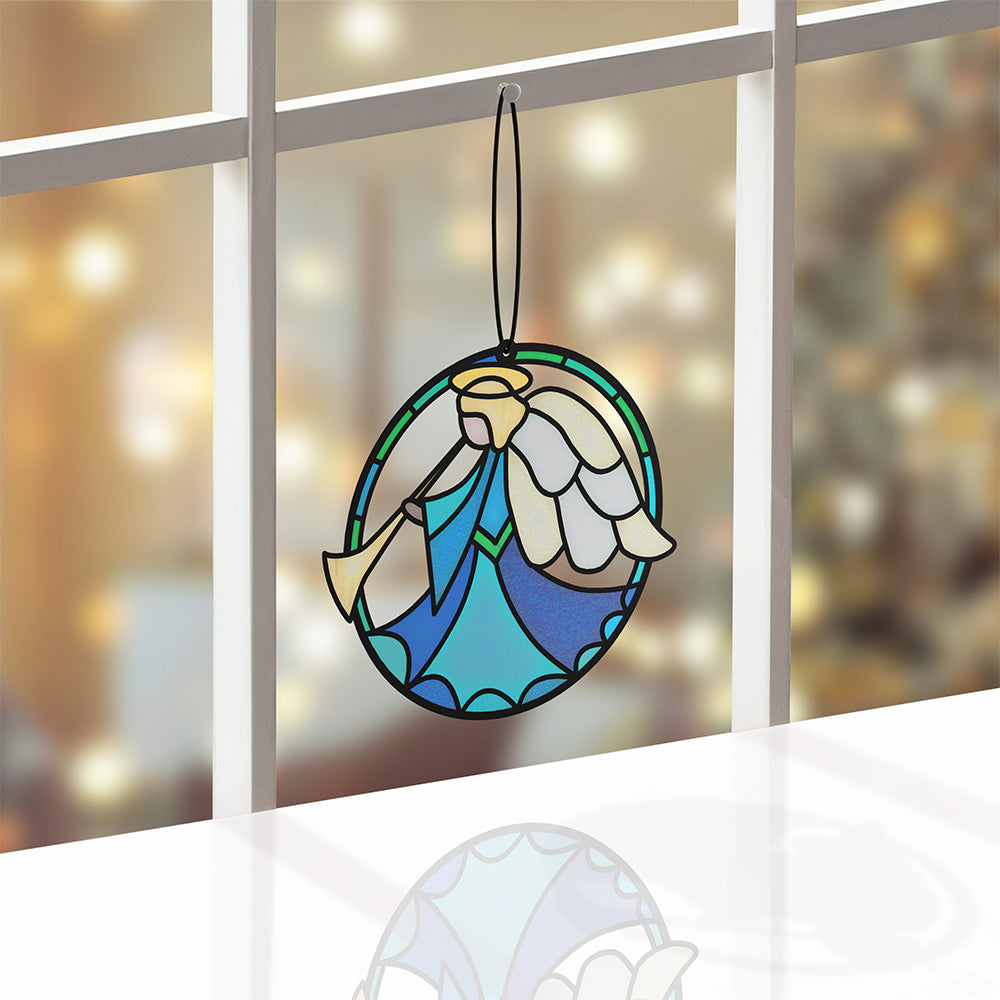 Angel Blessings to You Suncatcher Card