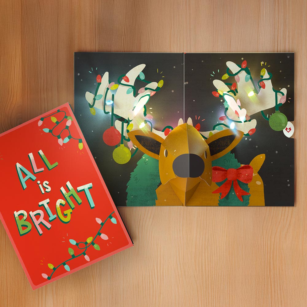 Holiday Light-Up Card 5-Pack