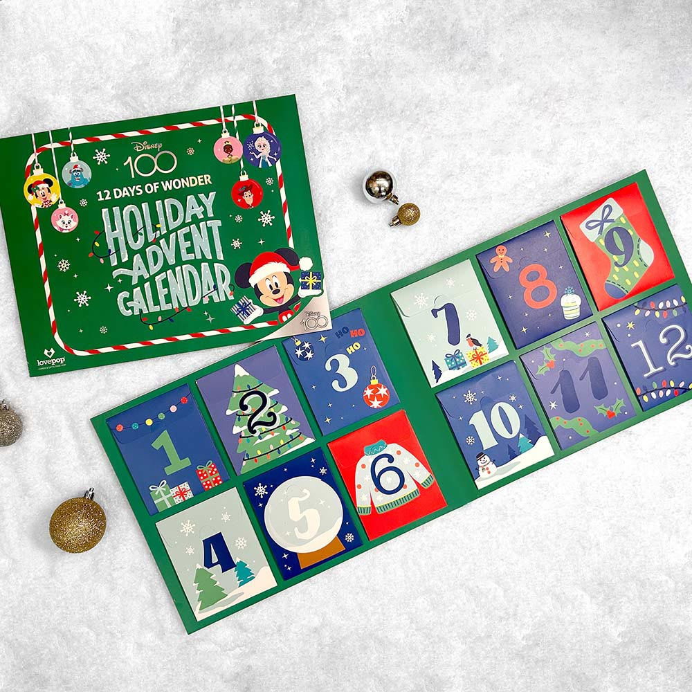 Disney 100 12 Days Of Wonder Holiday Advent Calendar