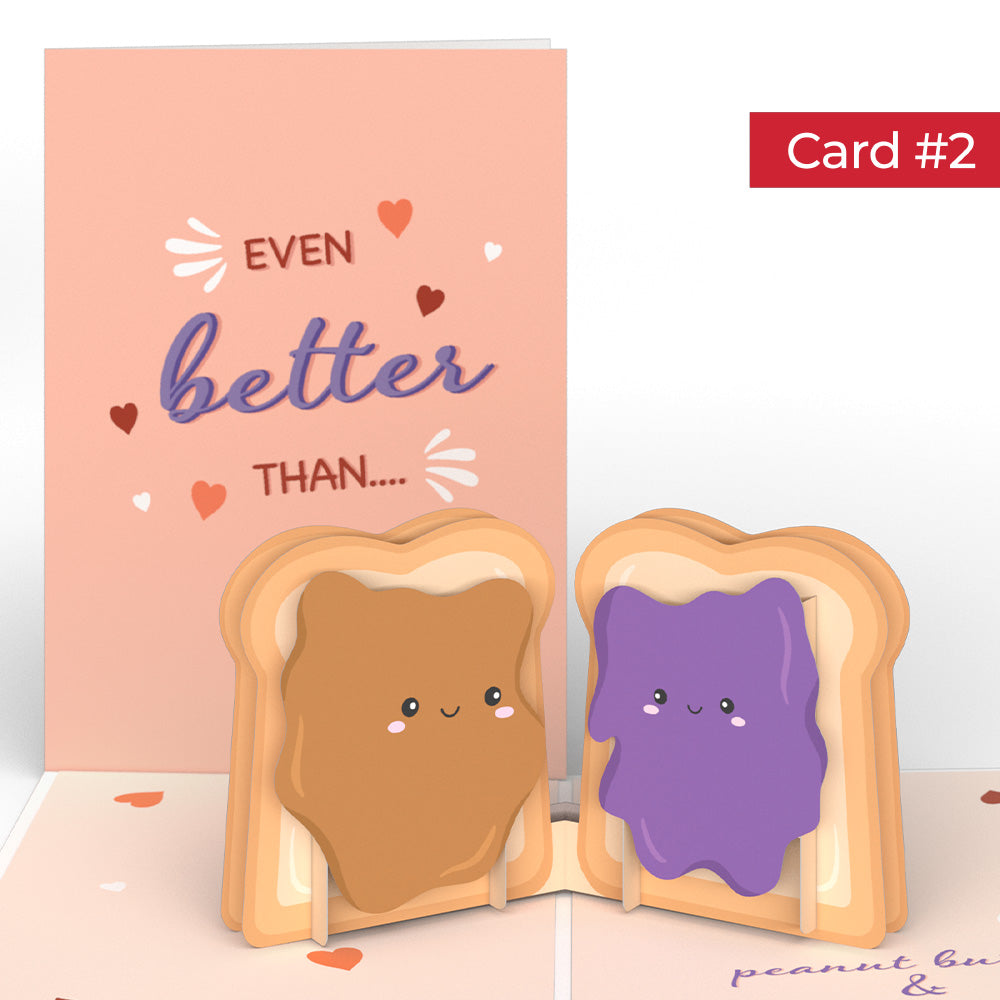 We Go Together Like... Valentine's Day 4-in-1 Nesting Card
