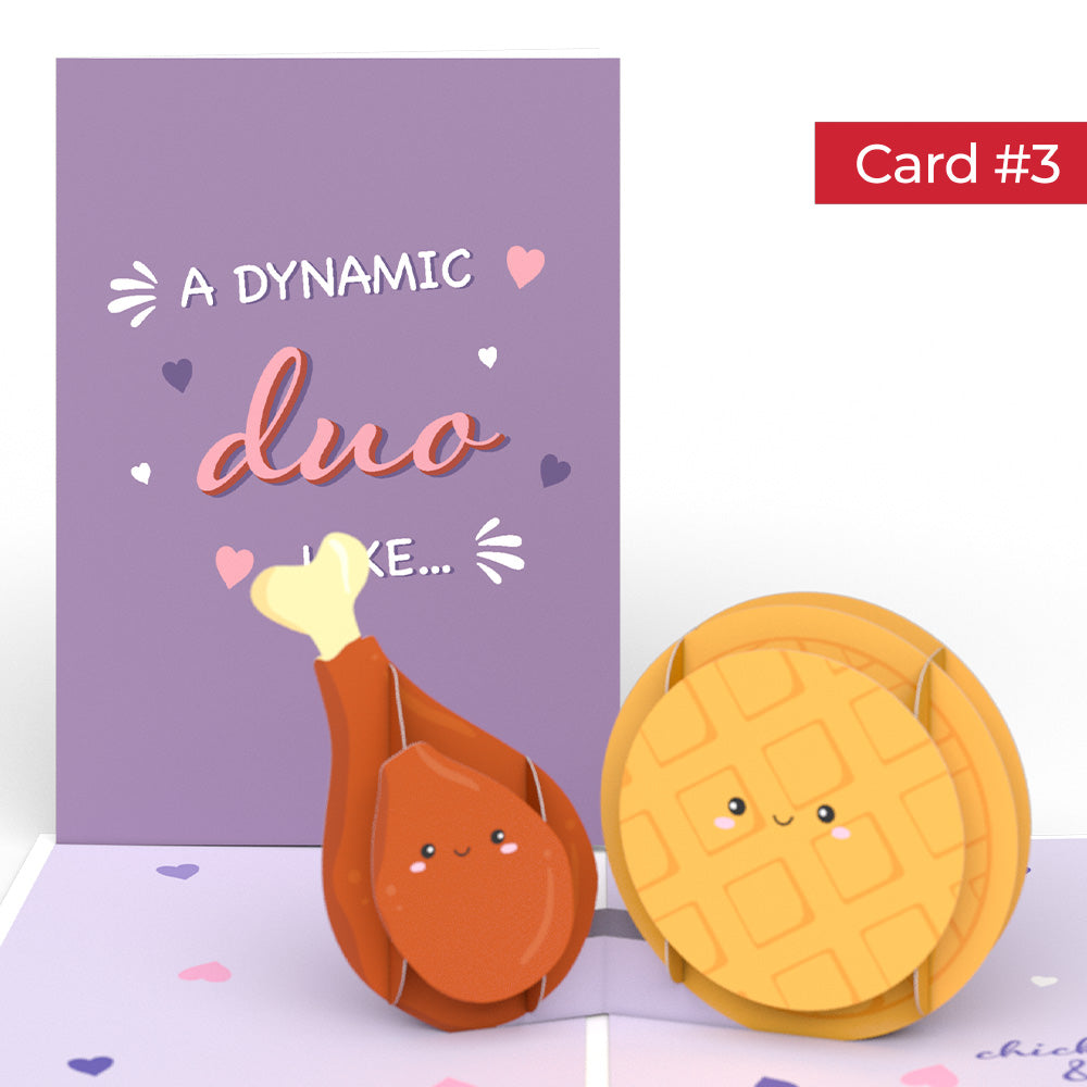 We Go Together Like... Valentine's Day 4-in-1 Nesting Card