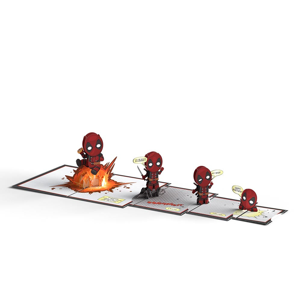 Marvel Deadpool Birthday Nesting Card