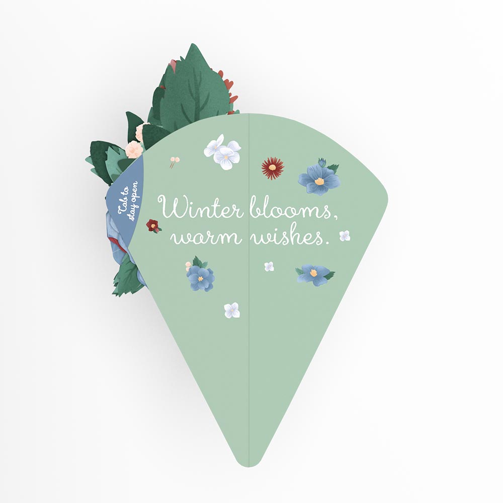 Frosted Floral Little Blooms (Notecard 5-Pack)