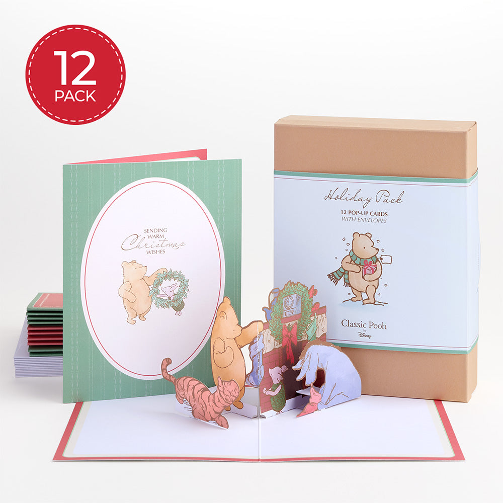 Disney’s Winnie the Pooh Holiday Box Set (Assorted 12-Pack): Paperpop® Card