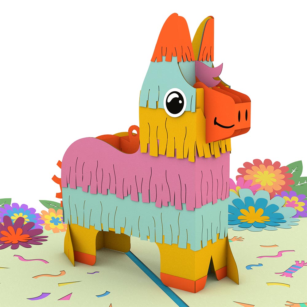 Pinata 80th Birthday Pop-Up Card and Sentiment Set
