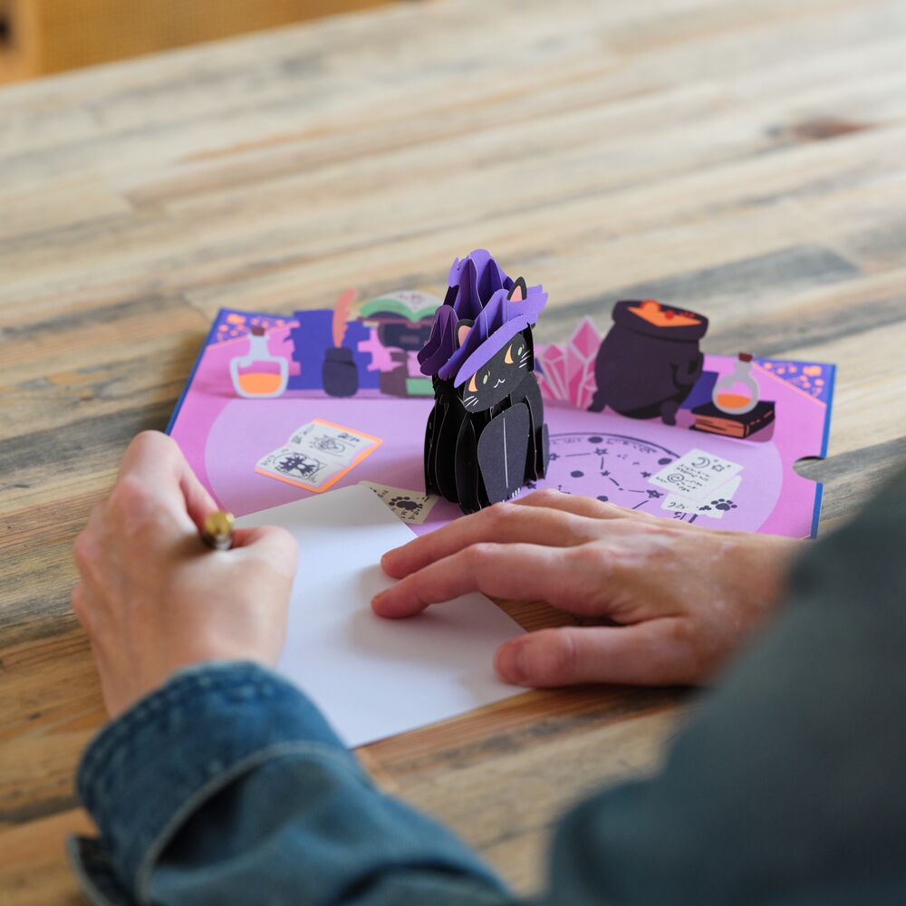 Happy Halloween Childless Cat Lady Pop-up Cards