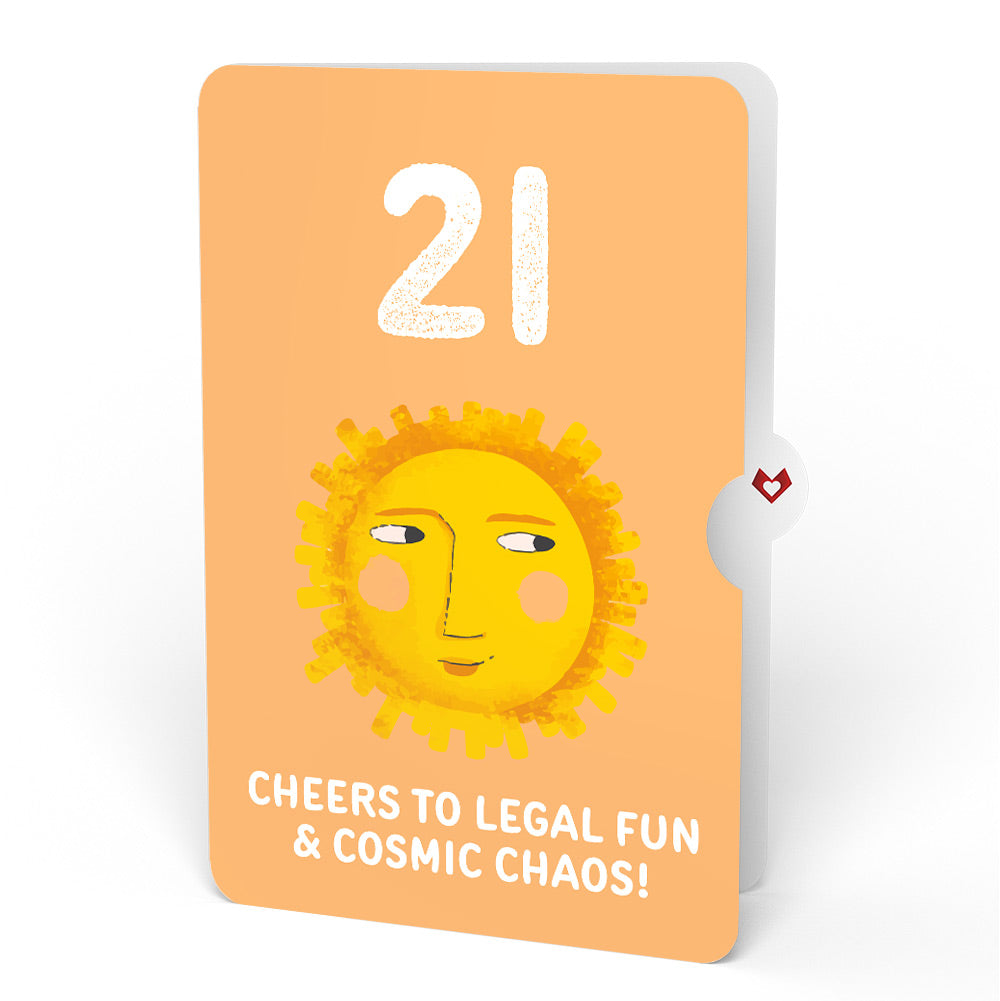 Another Trip Around the Sun 21st Birthday Light-Up Pop-Up Card and Sentiment Set