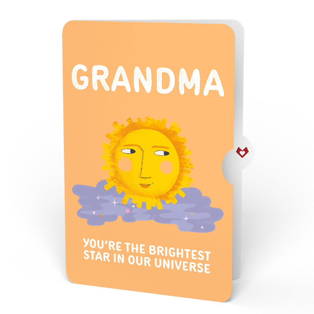 Another Trip Around the Sun Birthday Light-Up Pop-Up Card and Sentiment Set for Grandma