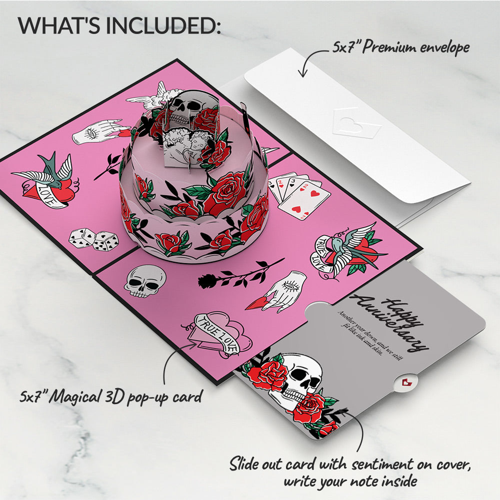 Fatally Yours Anniversary Pop-Up Card and Sentiment Set