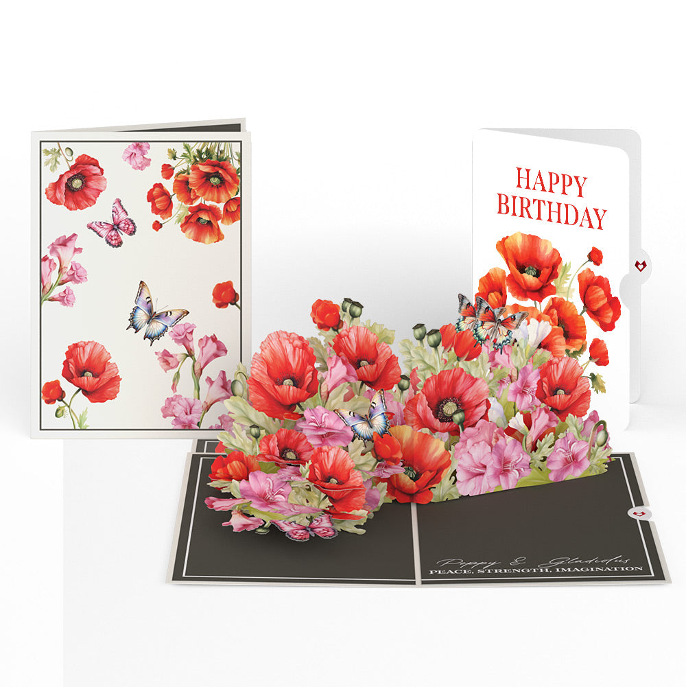 Born to Bloom: August Birth Month Flowers Pop-Up Card and Sentiment Set