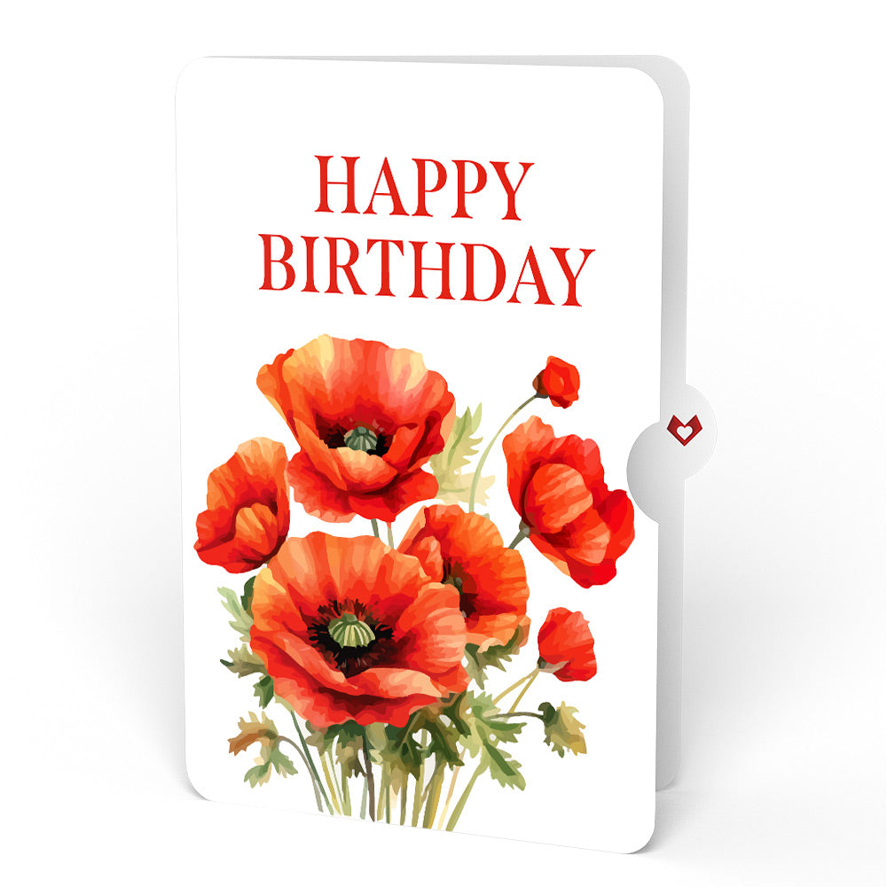 Born to Bloom: August Birth Month Flowers Pop-Up Card and Sentiment Set