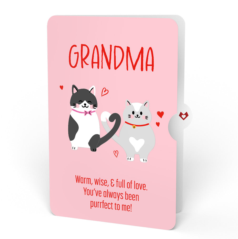 Love Cats Appreciation Pop-Up Card and Sentiment Set for Grandmother