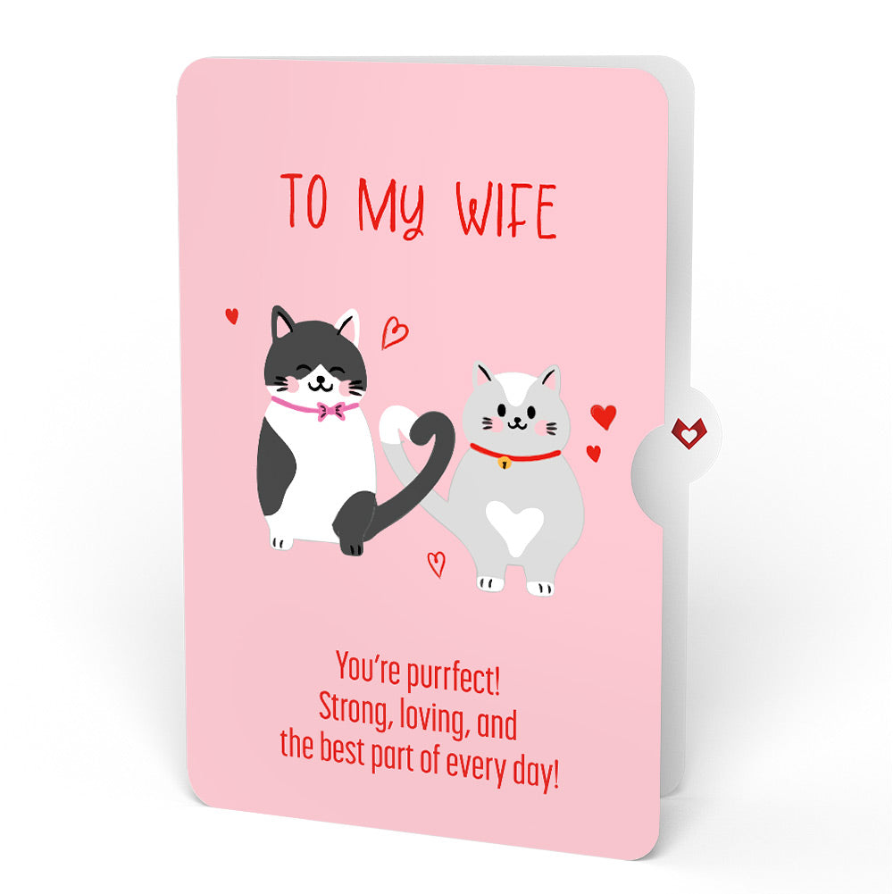 Love Cats Pop-Up Card and Sentiment Set for Wife