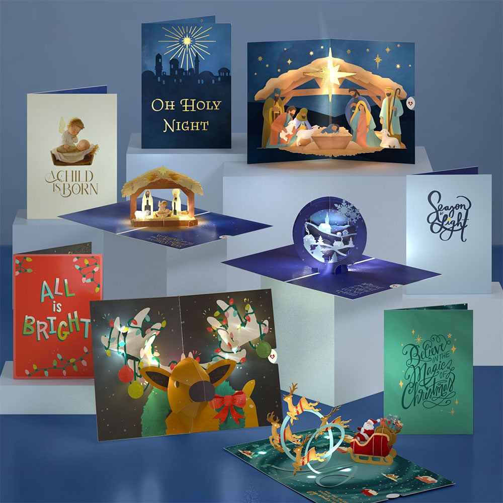 Holiday Light-Up Card 5-Pack