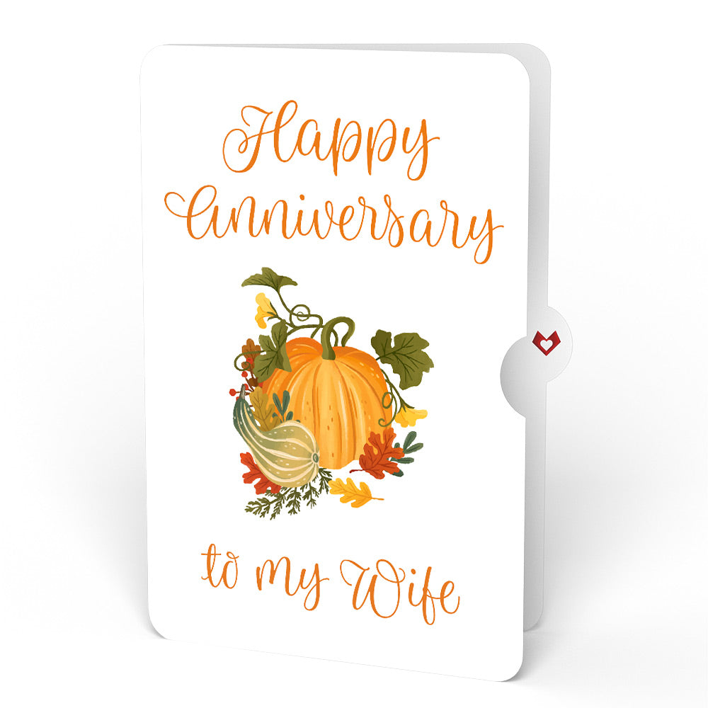 Gobbling Turkey Anniversary Giant Pop-Up Gift and Sentiment Set for Wife