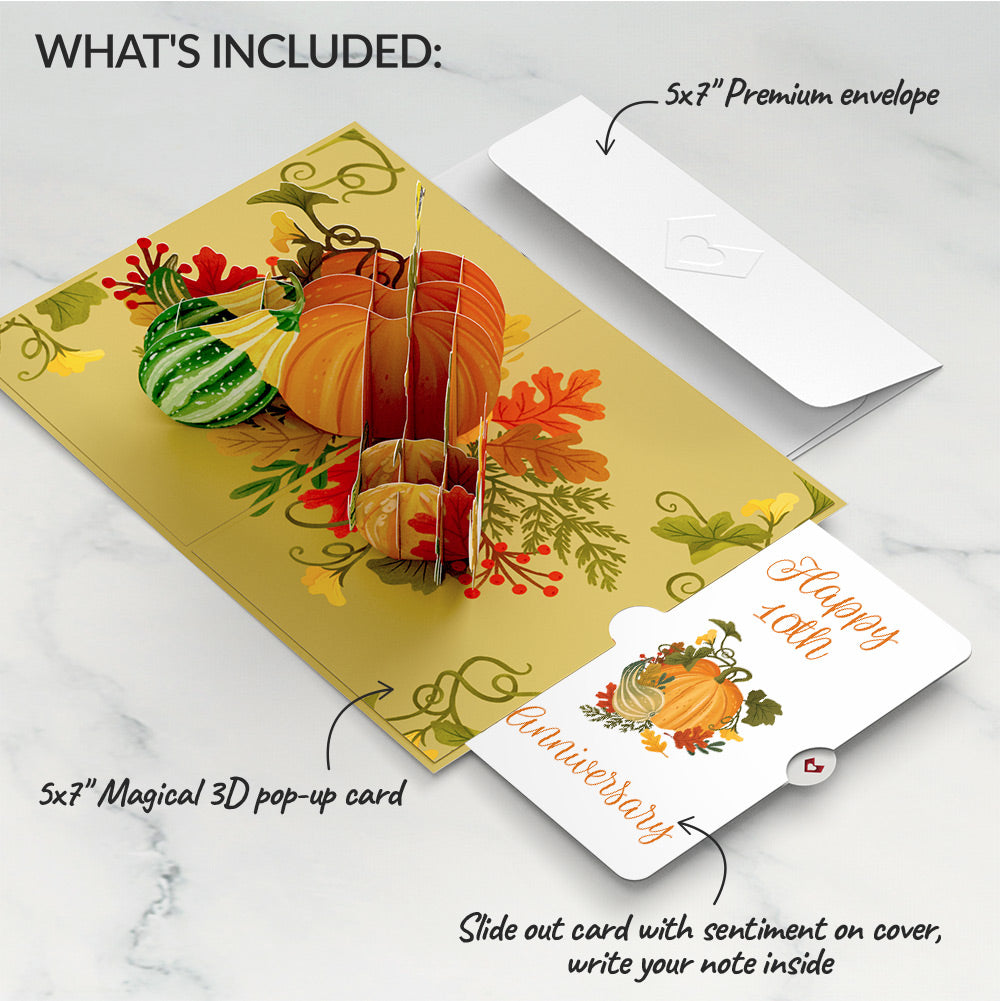 Fall is in the Air 10th Anniversary Pop-Up Card and Sentiment Set