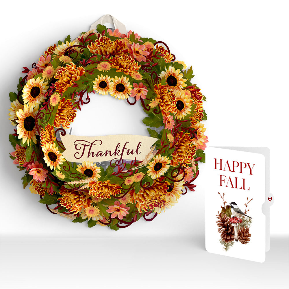 Thankful Fall Wreath and Sentiment Set
