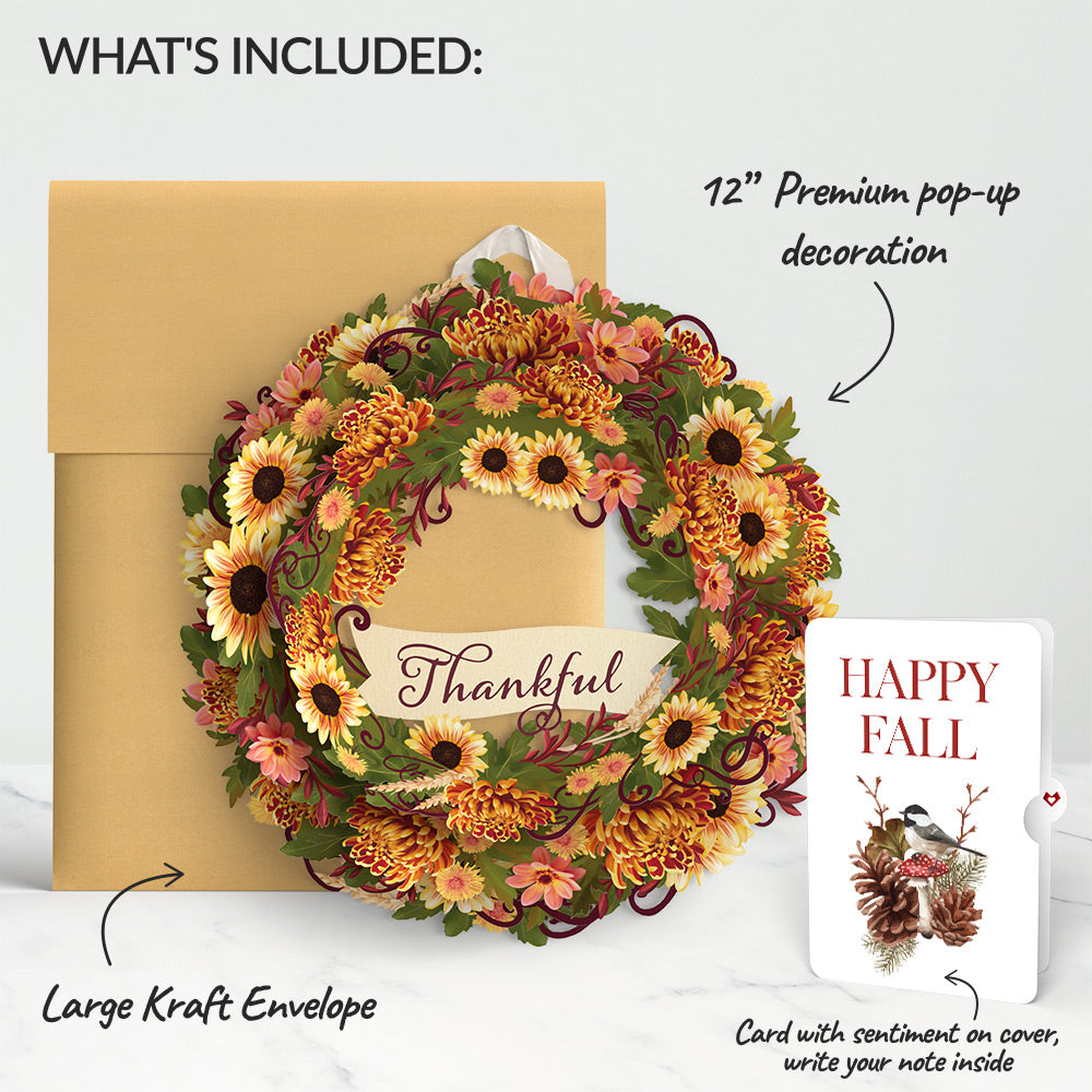 Thankful Fall Wreath and Sentiment Set
