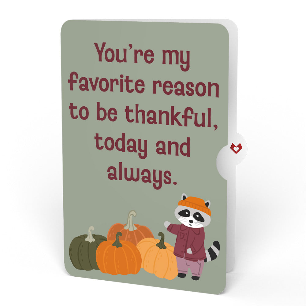 Woodland Animals Thanksgiving Day Parade Appreciation Pop-Up Card and Sentiment Set