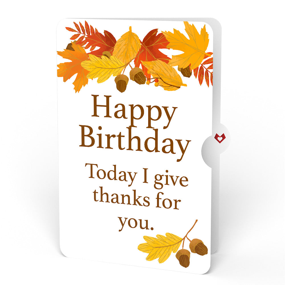 In All Things, Give Thanks Birthday Pop-Up Card and Sentiment Set