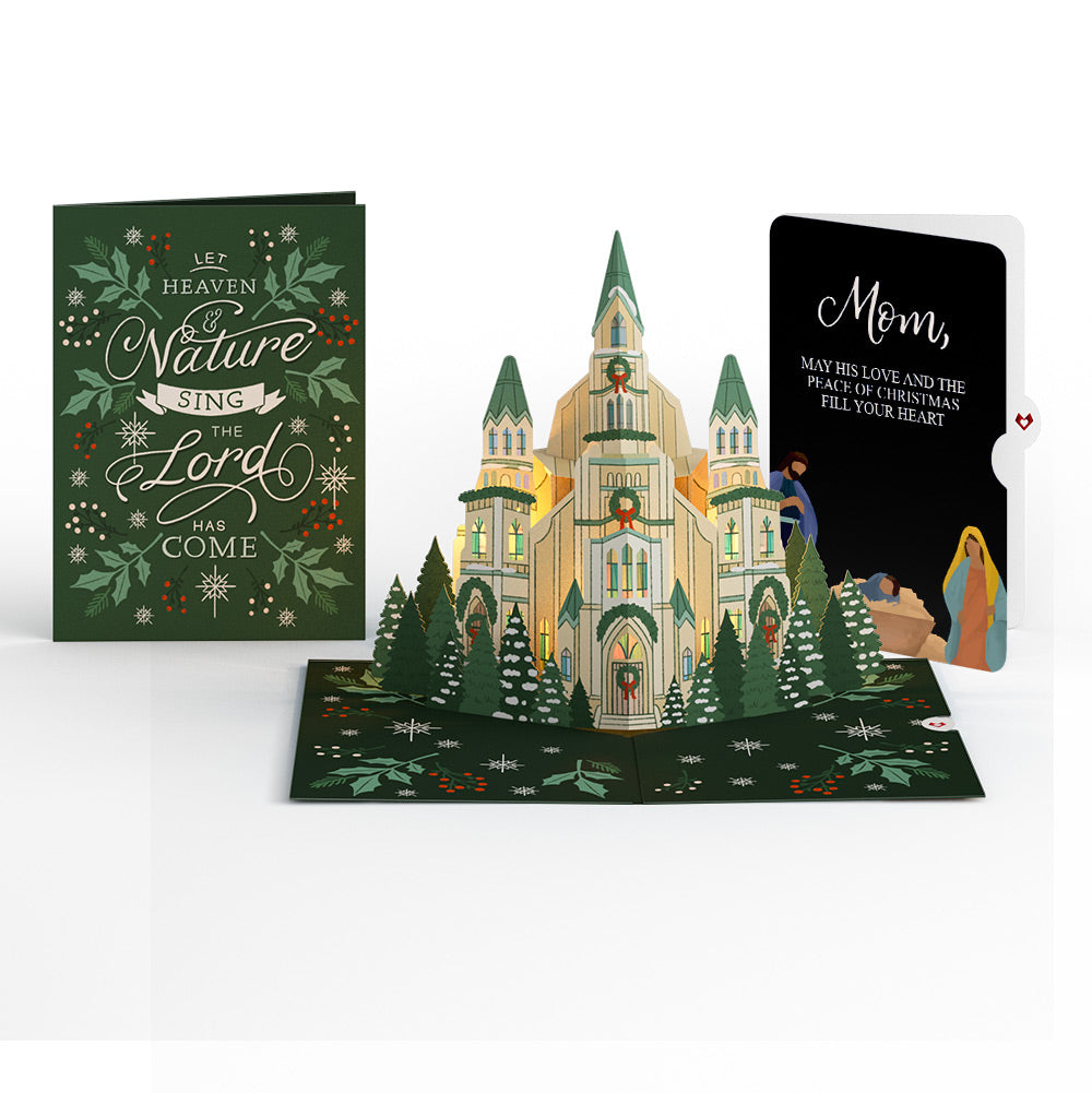 Let Heaven & Nature Sing Christmas Music and Lights Pop-Up Card