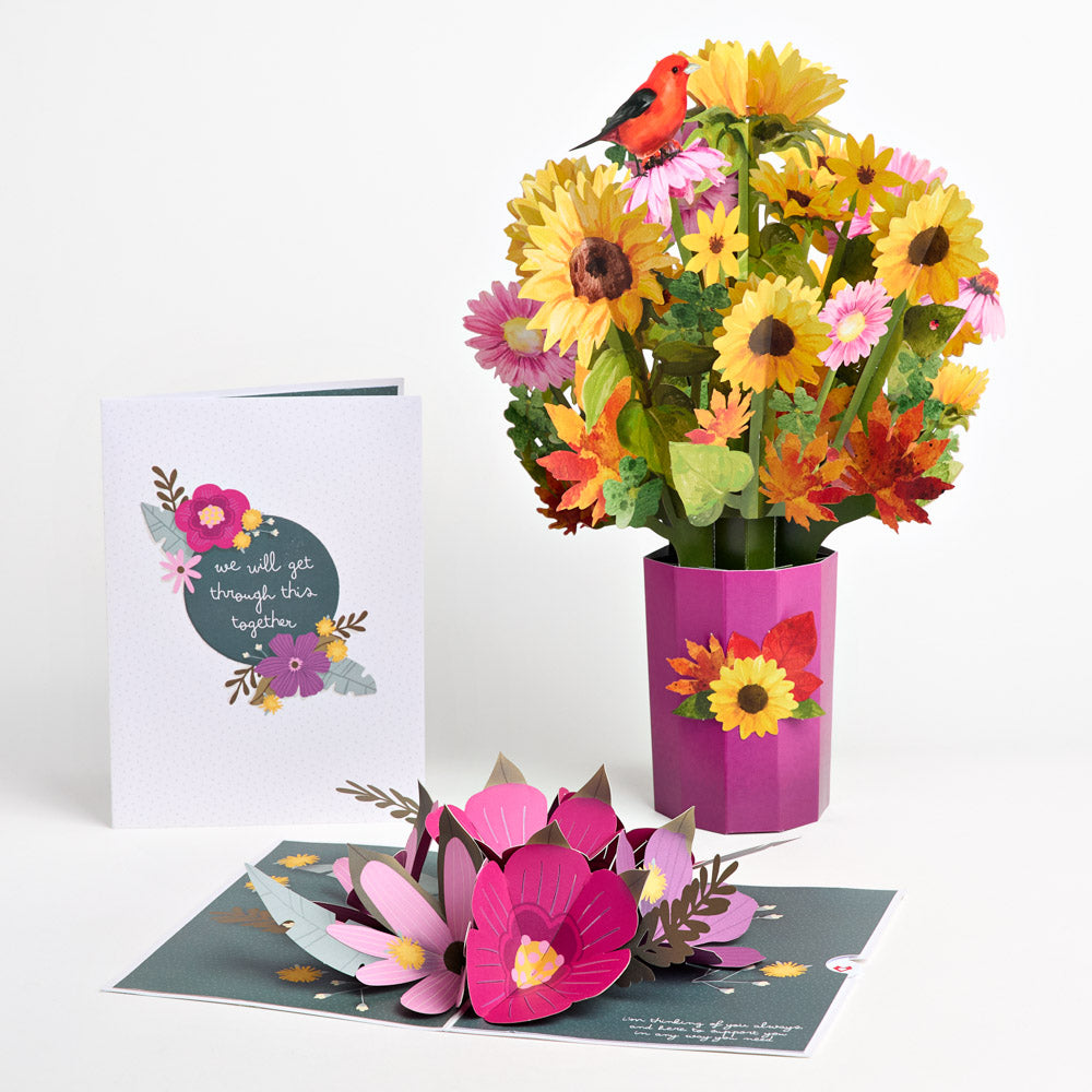 We’ll Get Through This Pop-Up Card & Bouquet Bundle