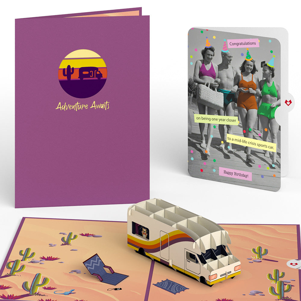 Road Trip Birthday Pop-Up Card and Sentiment Set