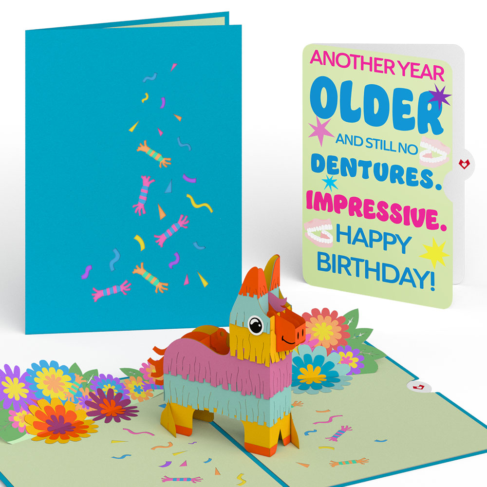 Pinata Birthday Pop-Up Card and Sentiment Set