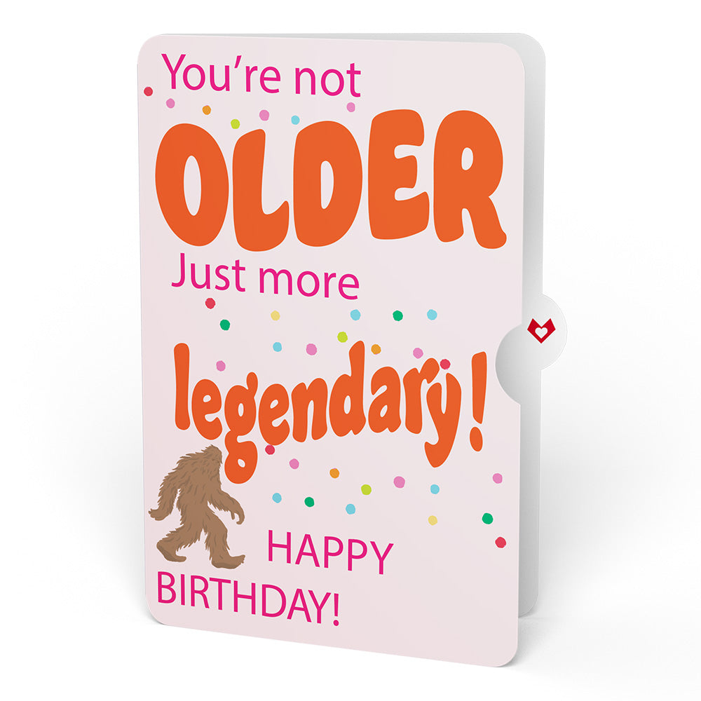 Happy Birthday You F*cking Fossil Pop-Up Card and Not Older Just More Legendary Sentiment Set