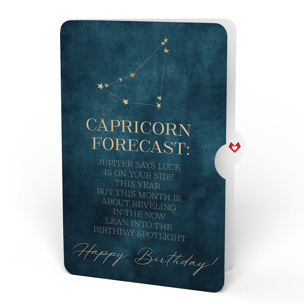 Magical Birthday Pop-Up Card and Capricorn Zodiac Sentiment Set
