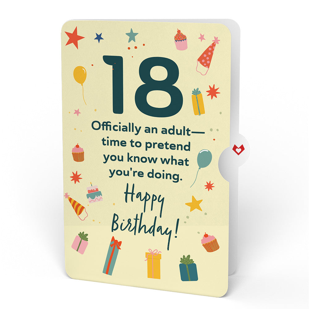 Sprinkles 18th Birthday Cake Pop-Up Card and Sentiment Set