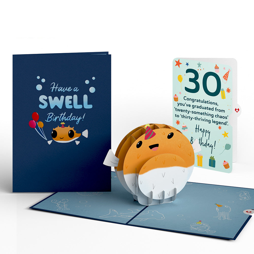 Have a Swell 30th Birthday Pop-Up Card and Sentiment Set