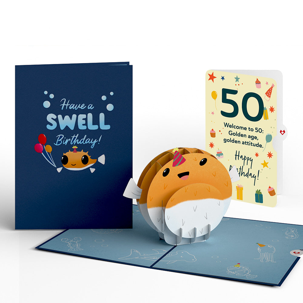 Have a Swell 50th Birthday Pop-Up Card and Sentiment Set