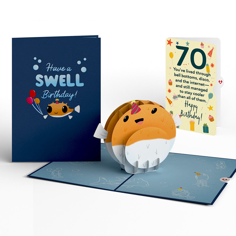 Have a Swell 70th Birthday Pop-Up Card and Sentiment Set
