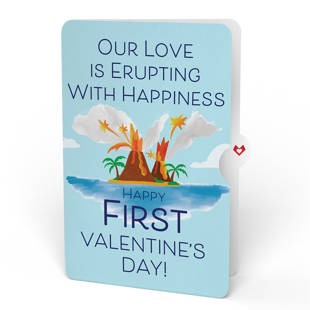 I Lava You Our Love Is Erupting With Happiness Valentine Pop-Up Card and Sentiment Set