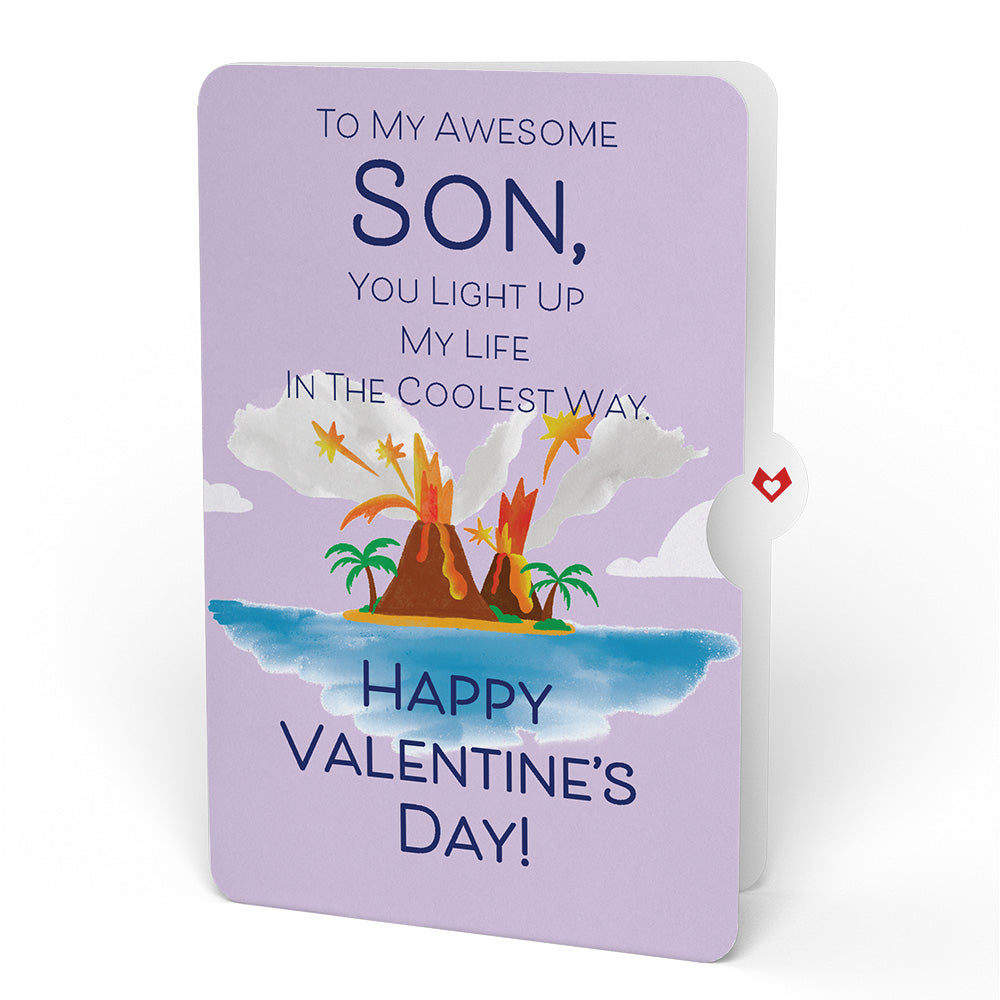 I Lava You Valentine Pop-Up Card and Sentiment Set for Son