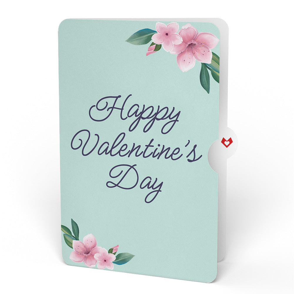 You Brighten My World Birds Valentine Suncatcher Card and Sentiment Set