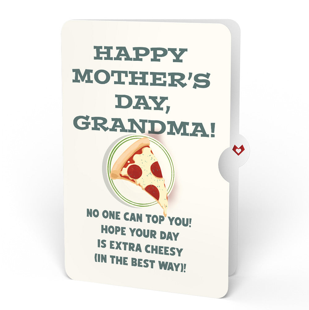 Pizza Love Mother's Day Pop-Up Card and Sentiment Set for Grandma