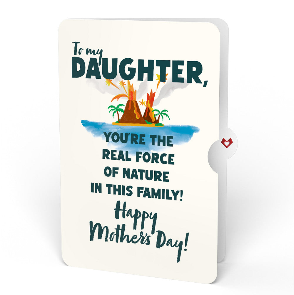 I Lava You Mother's Day Light-Up Pop-Up Card and Sentiment Set for Daughter