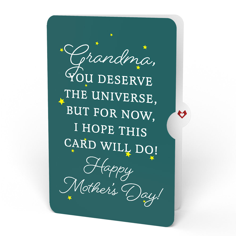 Love You to the Moon and Back Mother's Day Pop-Up Card and Sentiment Set for Grandma
