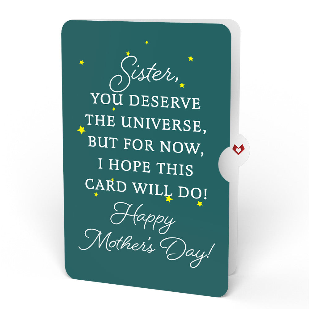 Love You to the Moon and Back Mother's Day Light-Up Pop-Up Card and Sentiment Set for Sister