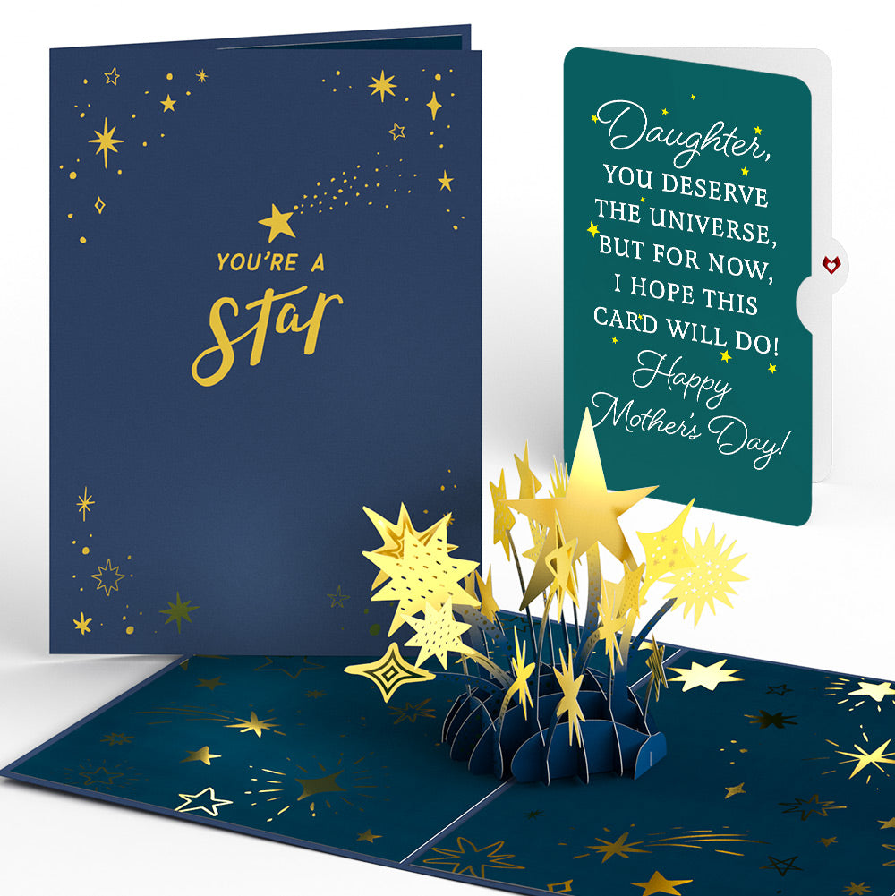 You're a Star Mother's Day Pop-Up Card and Sentiment Set for Daughter