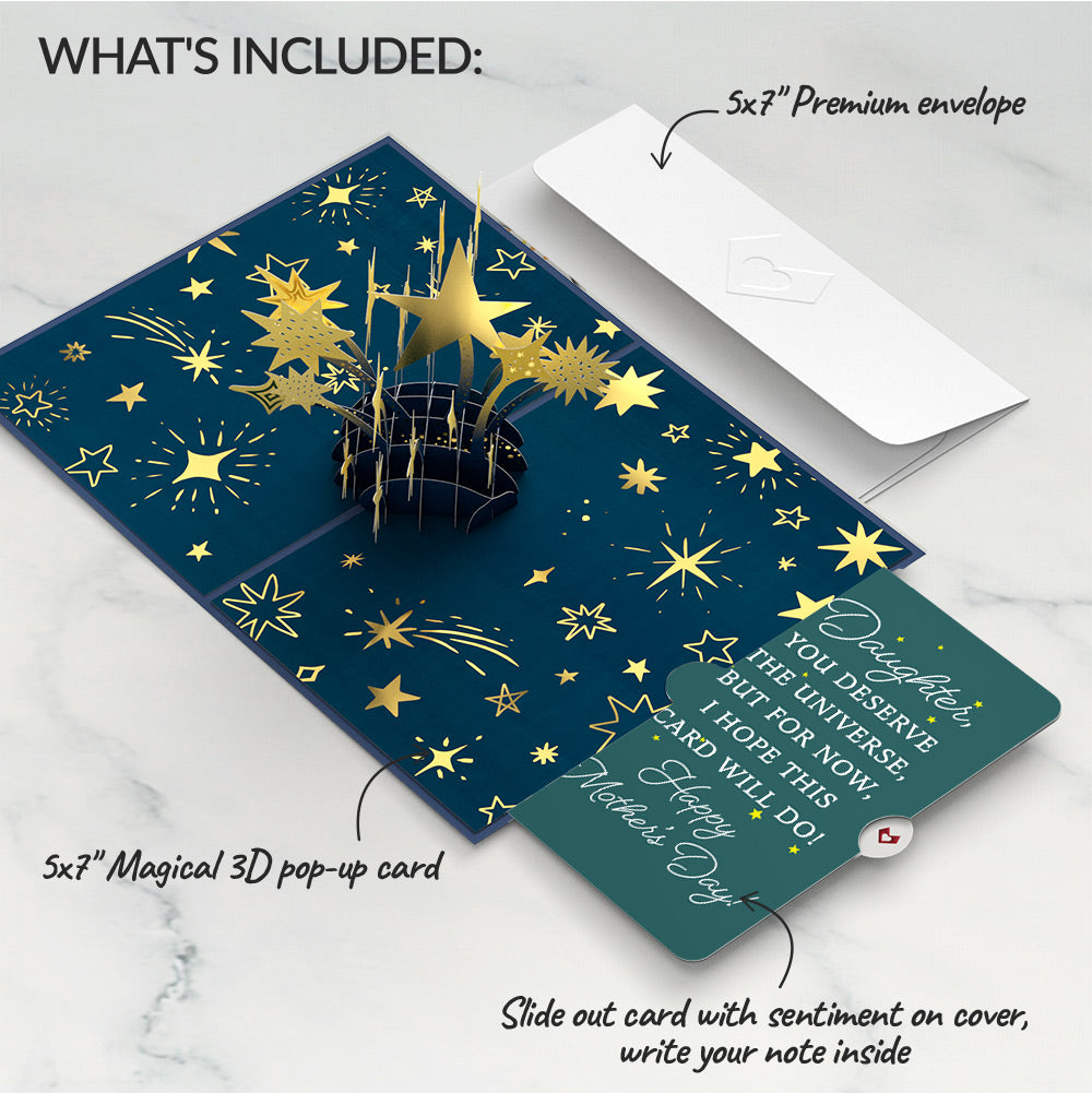 You're a Star Mother's Day Pop-Up Card and Sentiment Set for Daughter