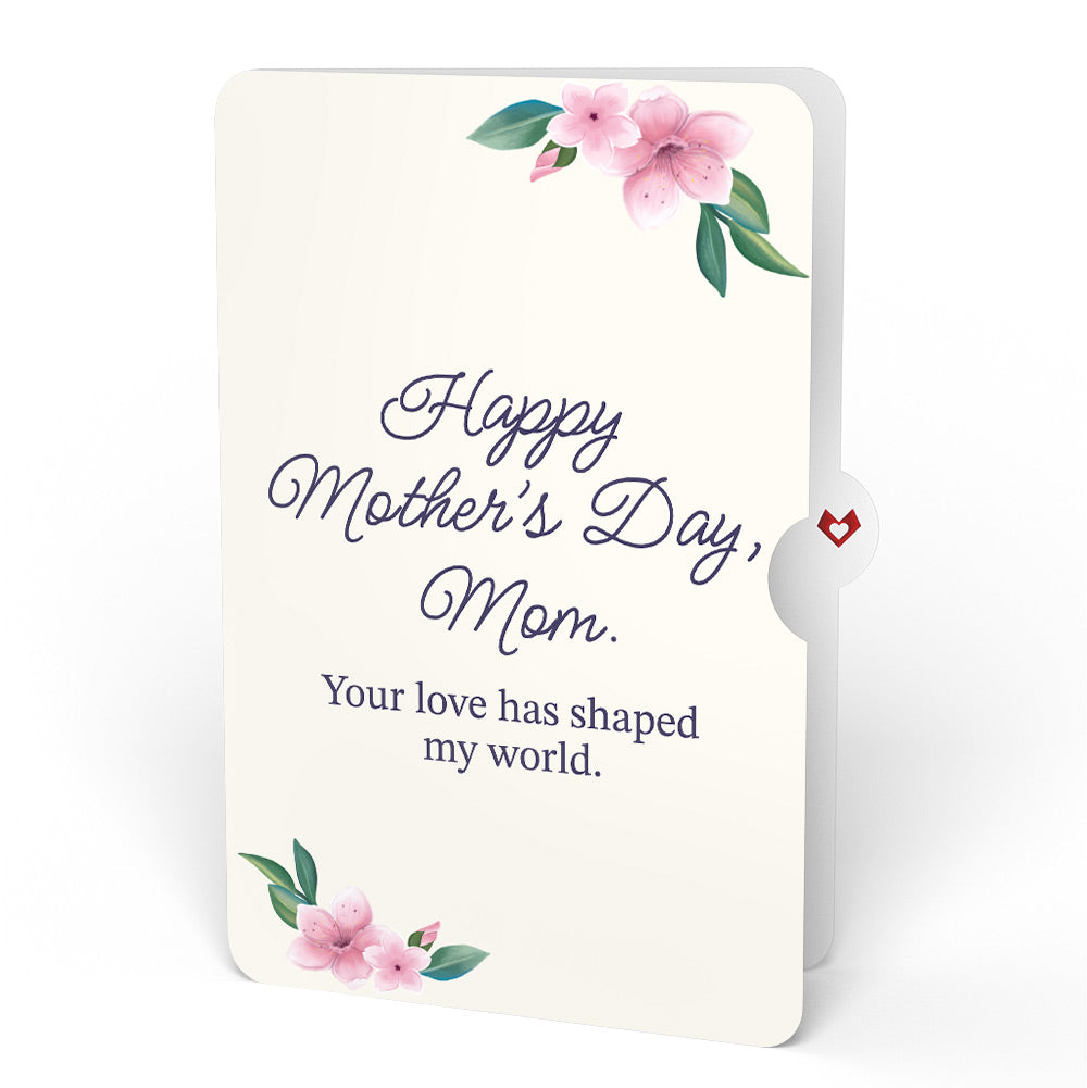 You Brighten My World Birds Mother's Day Suncatcher Card and Sentiment Set for Mom