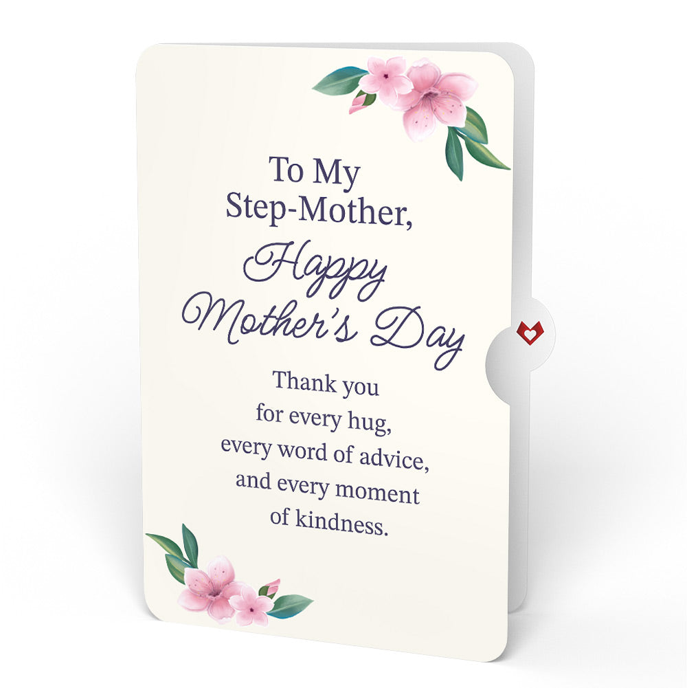 Thinking of You Flower Cart Mother's Day Pop-Up Card and Sentiment Set for Step-Mother